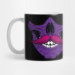 Mustache you a question - pink/purple Mug